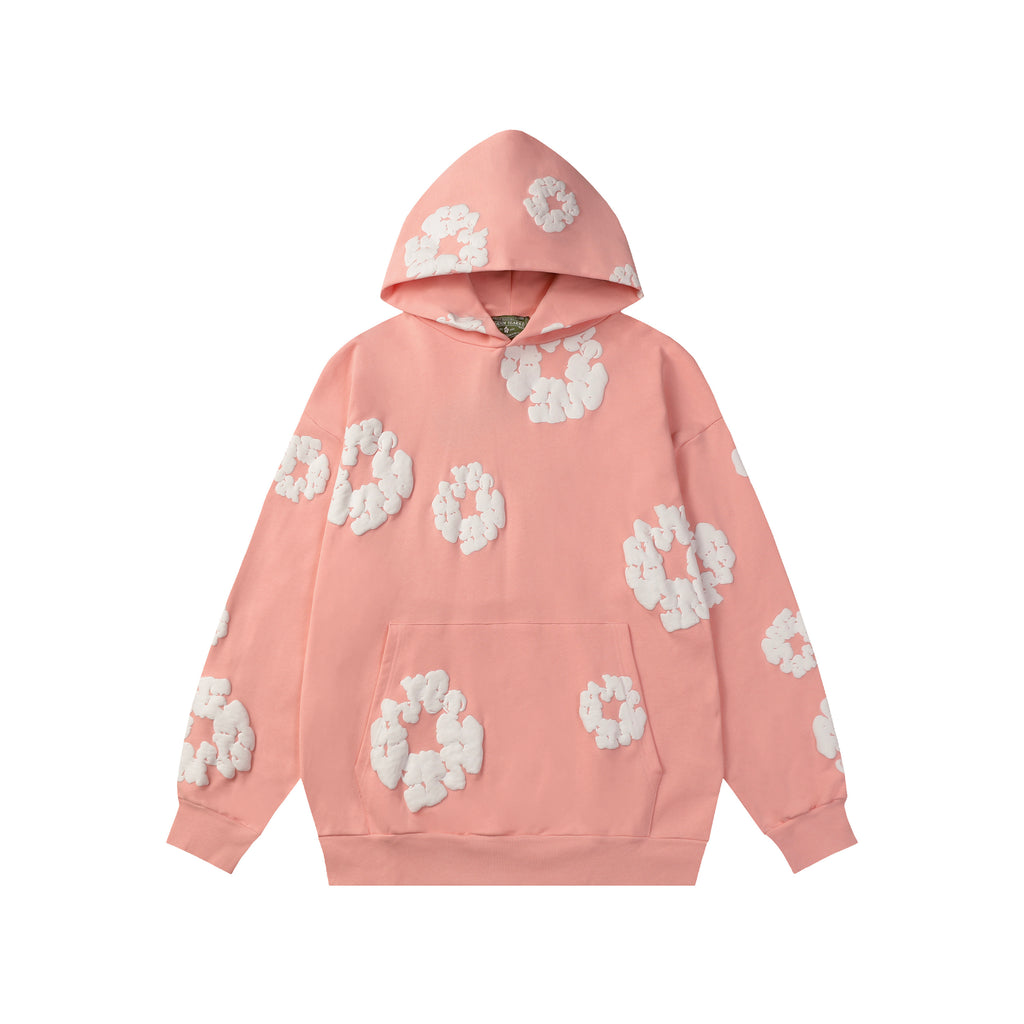 Hoodie Denim Tears Cotton Wreath (Pink)