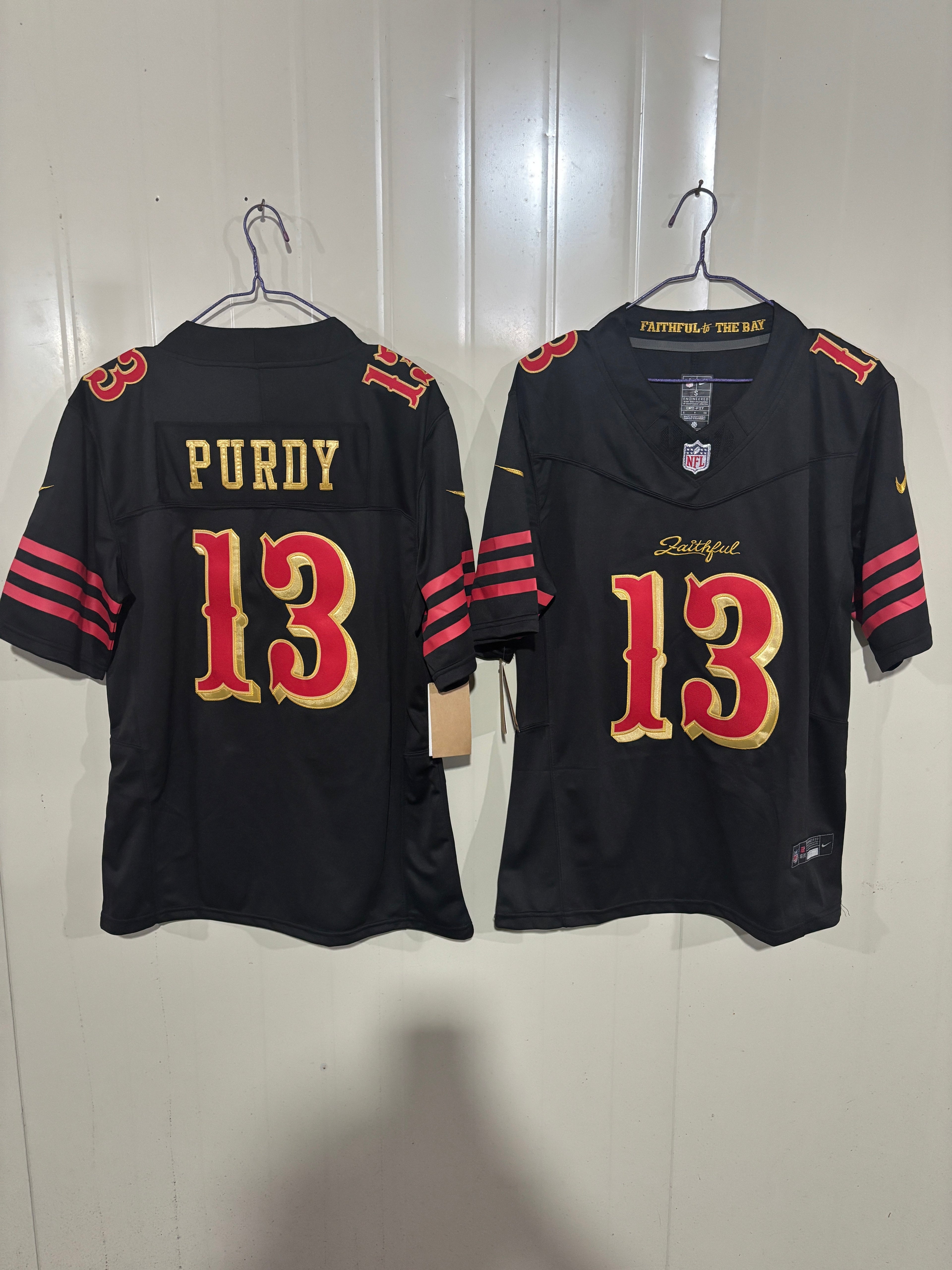 NFL San Francisco 49ers Brock Purdy Nike Alternate Lights Out Jersey