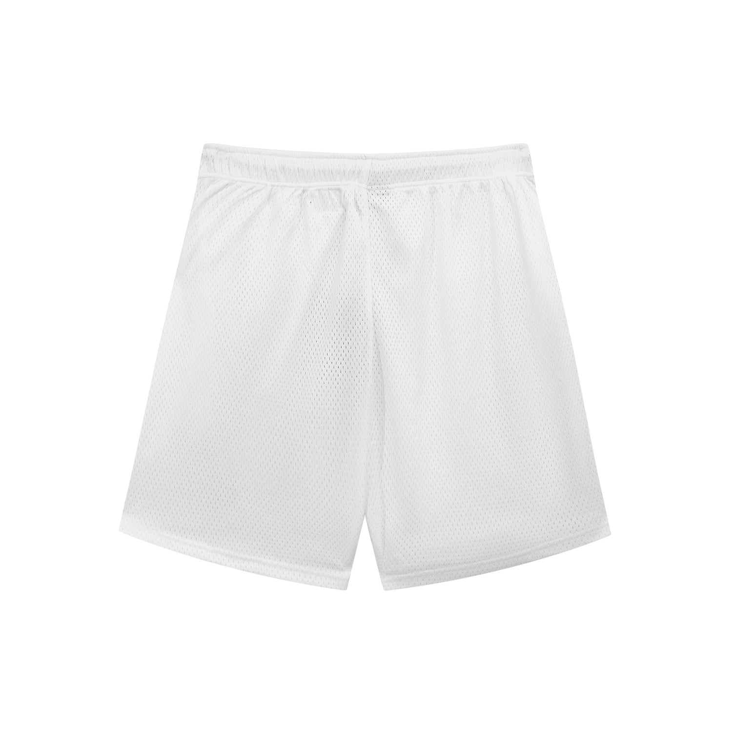 Shorts Hellstar Athletics Mesh "Black Flame"  (White Edition)