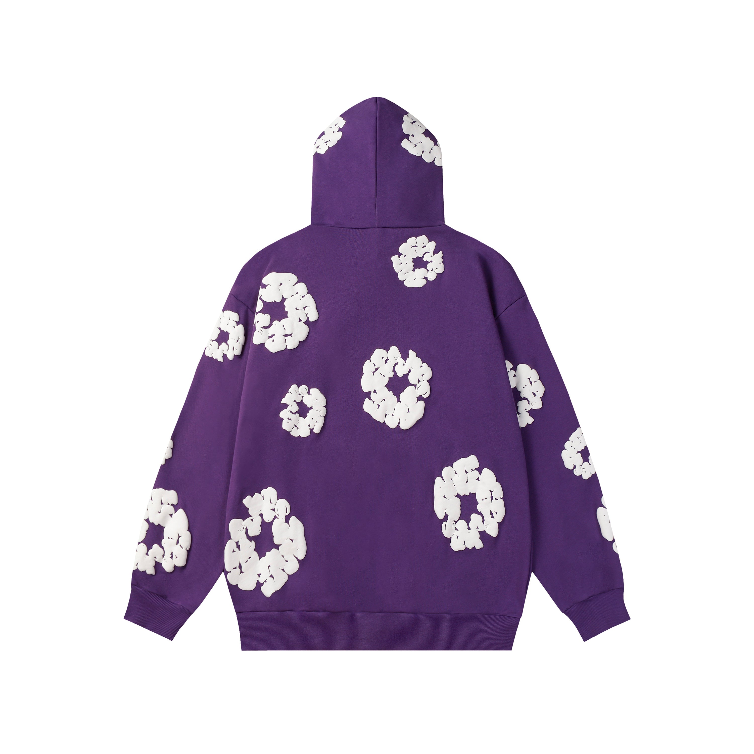 Hoodie Denim Tears Cotton Wreath (Purple)