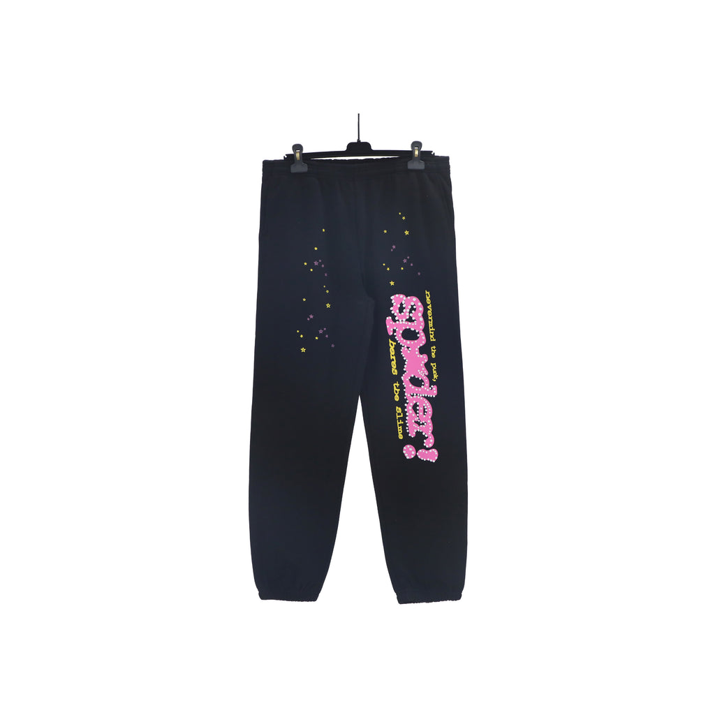 Sweatpants Sp5der P*nk  Black.