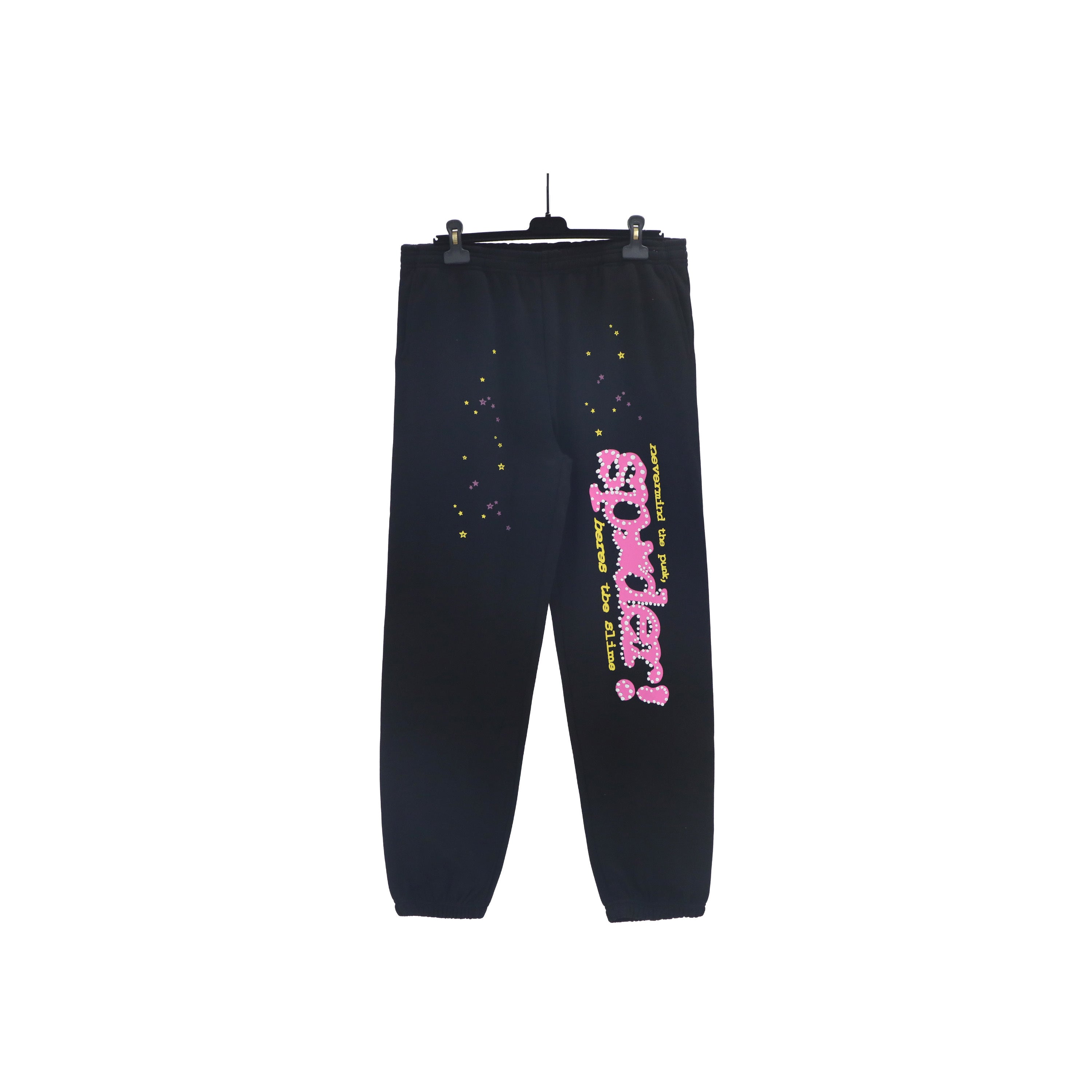 Sweatpants Sp5der P*nk  Black.