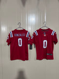 NFL New England Patriots Christian Gonzalez Nike Alternate Jersey (Red Edition)