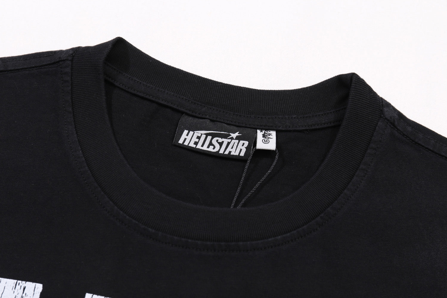 Hellstar "Sports" Graphic Tee - Black/White Edition.