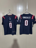 NFL New England Patriots Christian Gonzalez Nike Home Game Jersey (Navy Blue Edition)