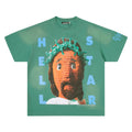 Hellstar "Crochet Jesus" Graphic Tee.