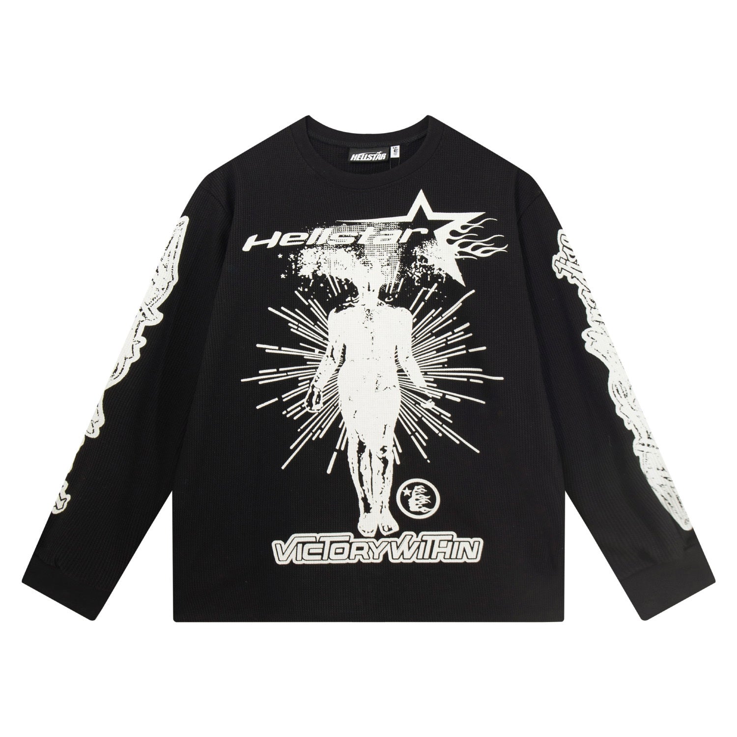 Hoodie Hellstar "Victory Within" Long Sleeve (Black Edition)