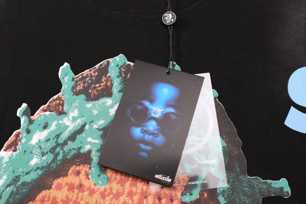 Hellstar "Crochet Jesus" Graphic Tee - Black.
