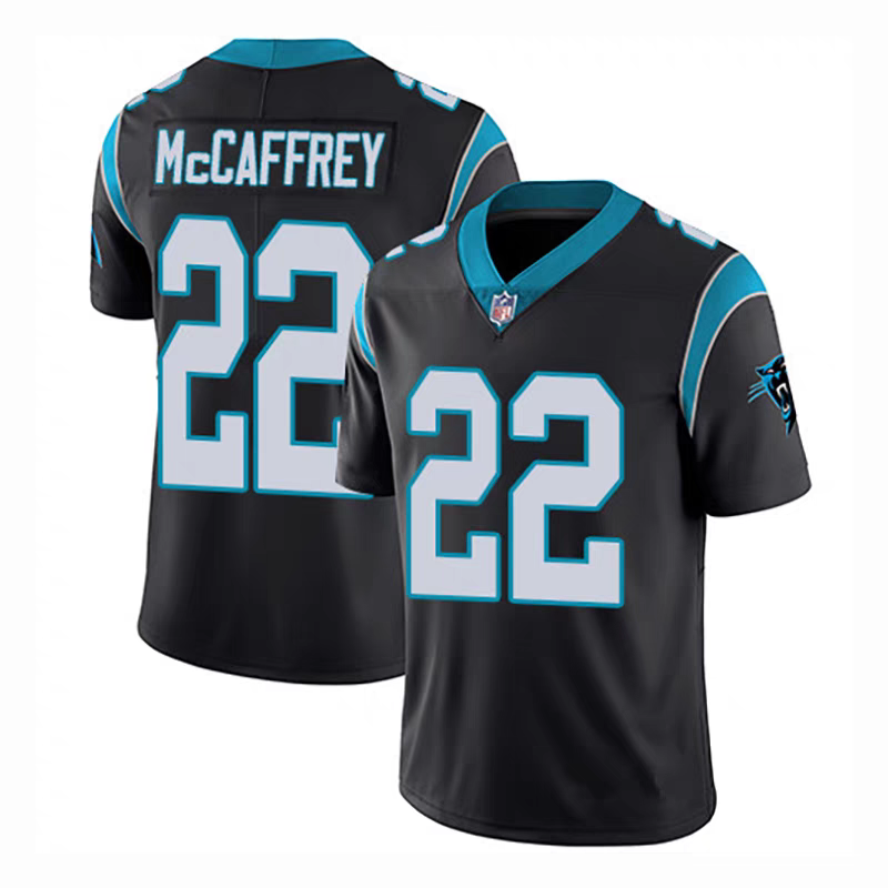 NFL Carolina Panthers Christian McCaffrey Nike Away Game Jersey (Black Edition)