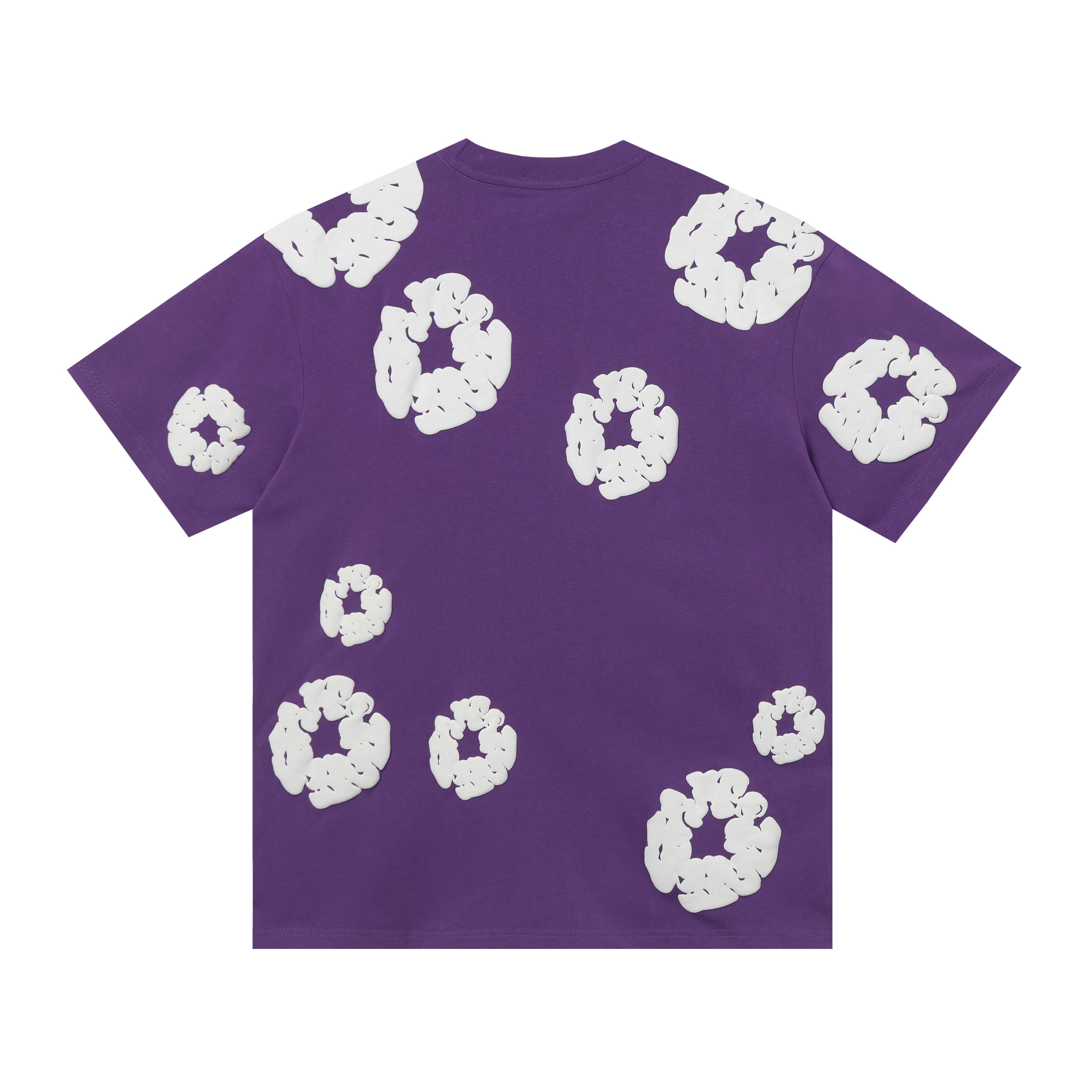Camisa Denim Tears  Cotton Wreath Tee - Charcoal Purple (Morado)