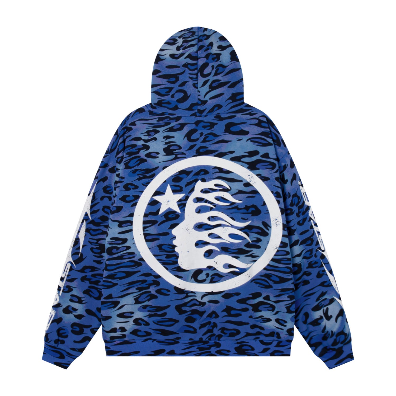 Hoodie Hellstar Athletics Blue "Pattern" Full-Zip