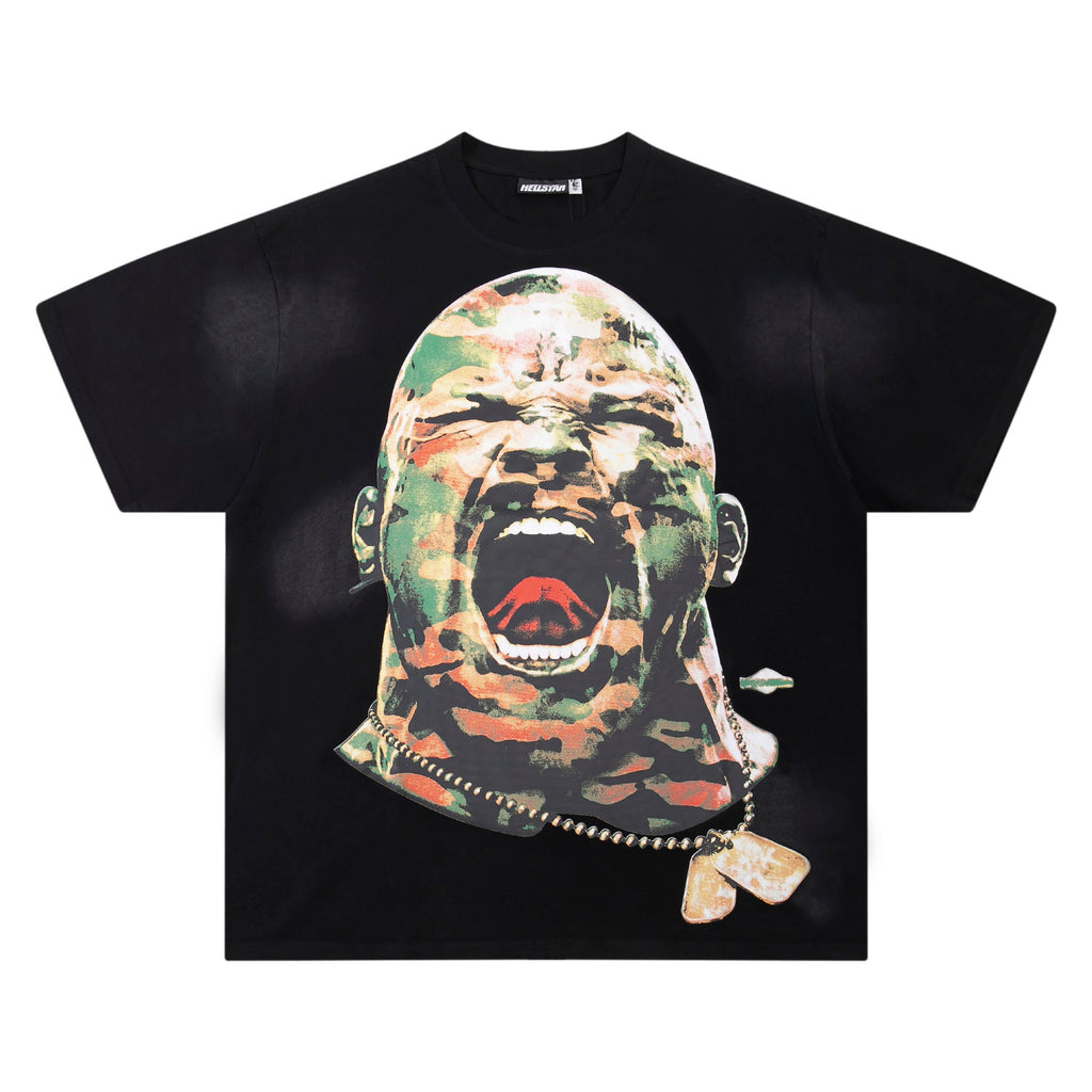 Hellstar x WWE "Brock Lesnar" Camo Graphic Tee.