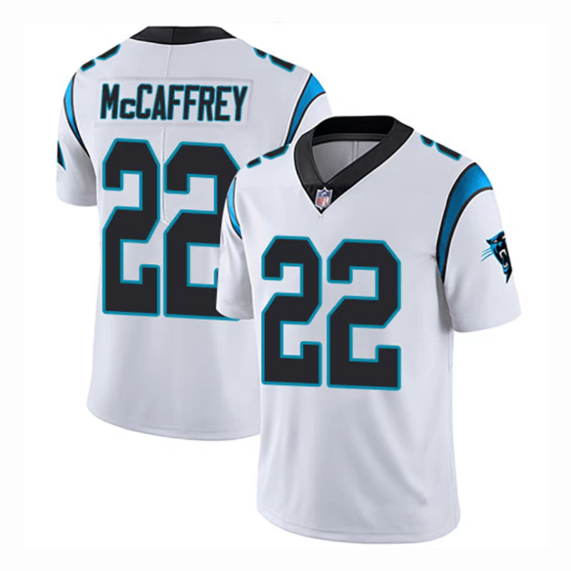 NFL Carolina Panthers Christian McCaffrey Nike Away Game Jersey (White Edition)