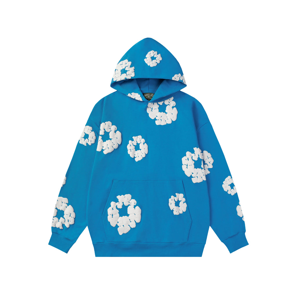 Hoodie Denim Tears Cotton Wreath (Light Blue / University Blue)