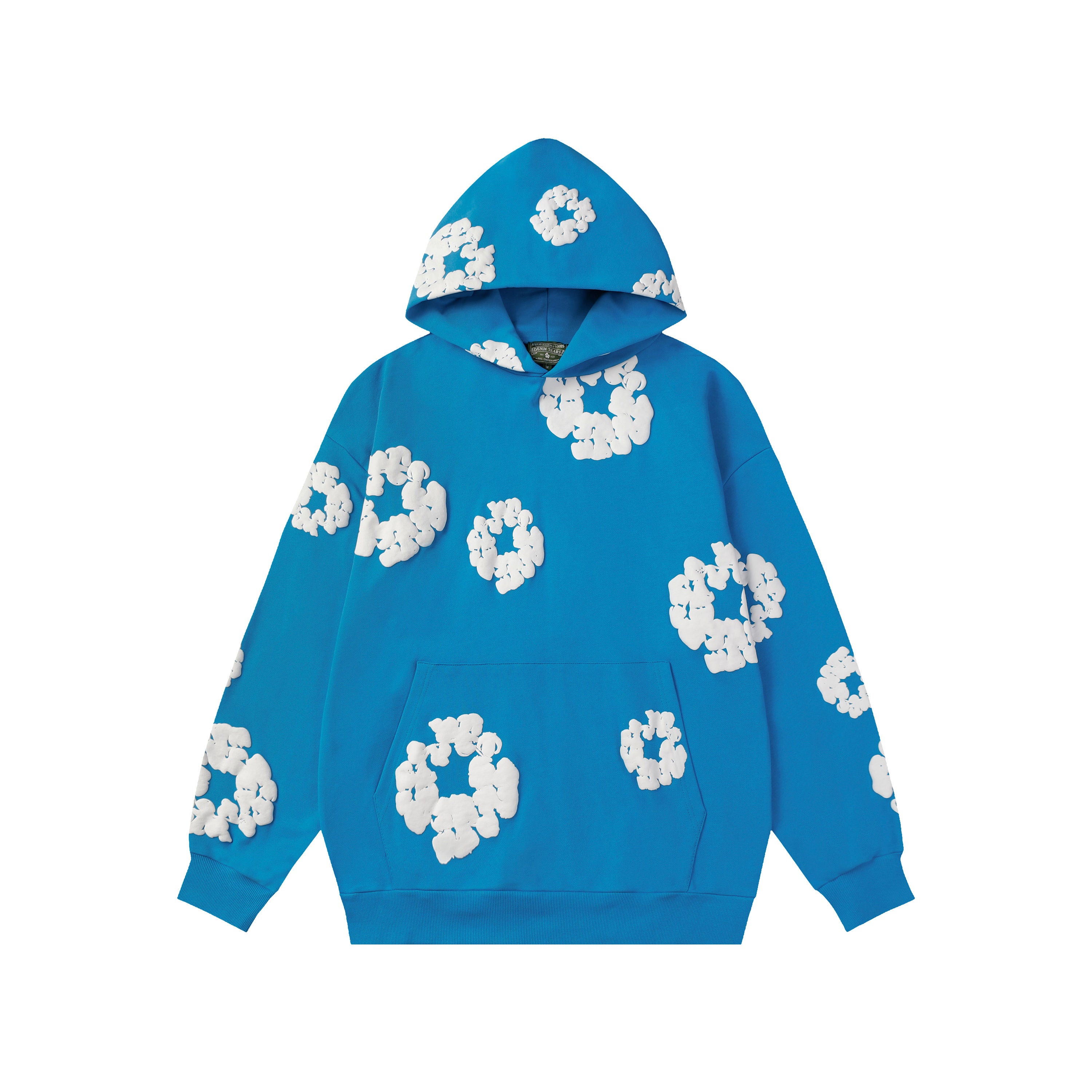 Hoodie Denim Tears Cotton Wreath (Light Blue / University Blue)