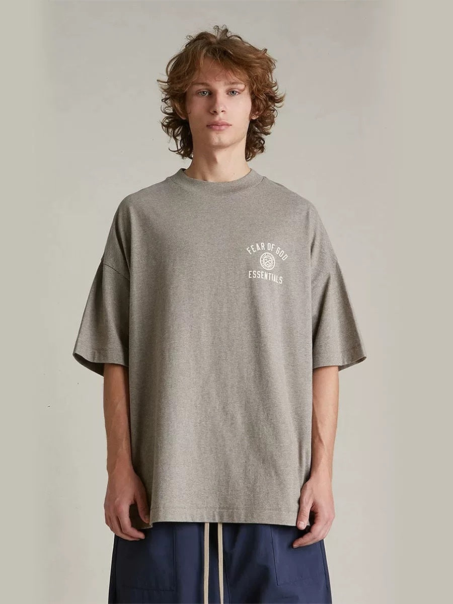 Essentials Playera Fear of God T-Shirt - "University Heather Oatmeal"