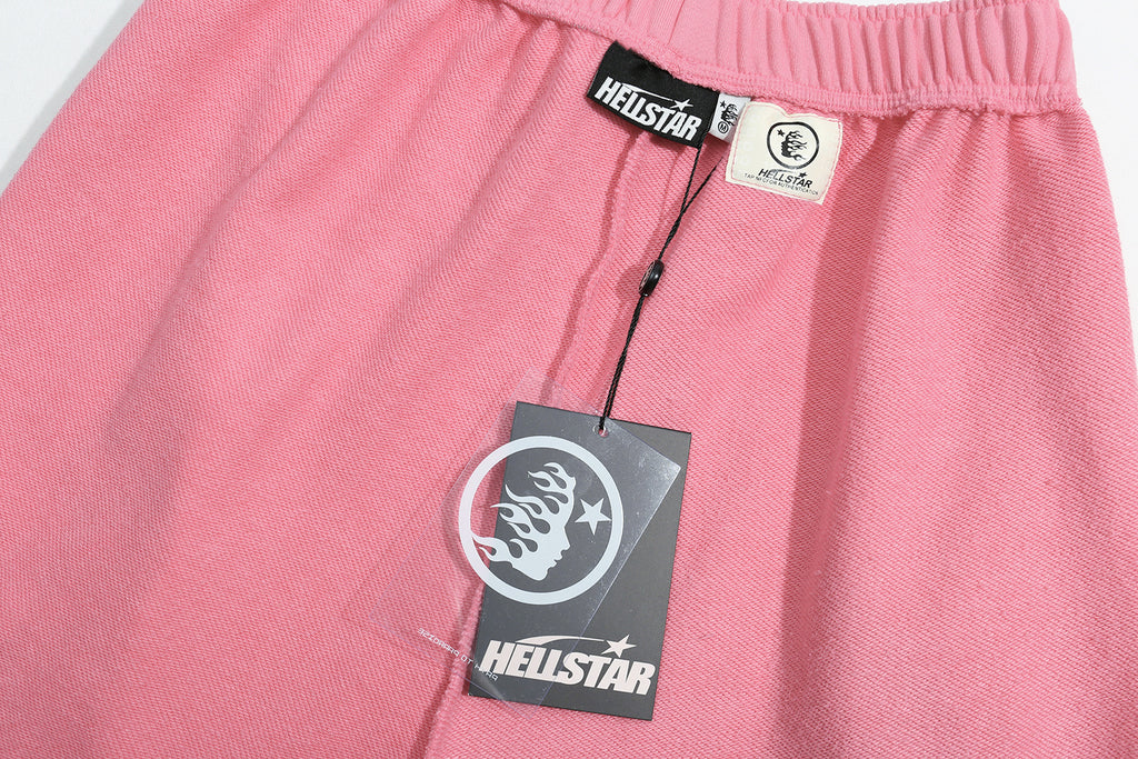 Shorts Hellstar Athletics Pink "Fire Pattern"
