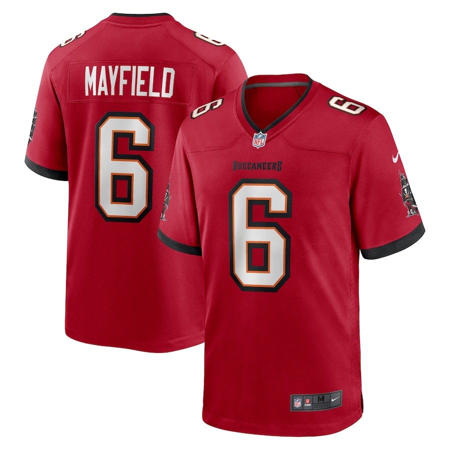 NFL Tampa Bay Buccaneers Baker Mayfield Nike Home Game Jersey (Red Edition)