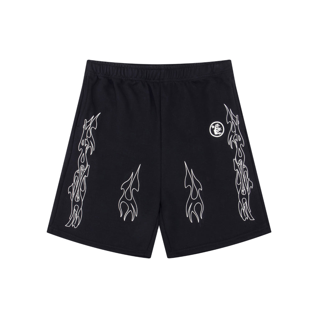 Shorts Hellstar Athletics "Outline Flame" Black