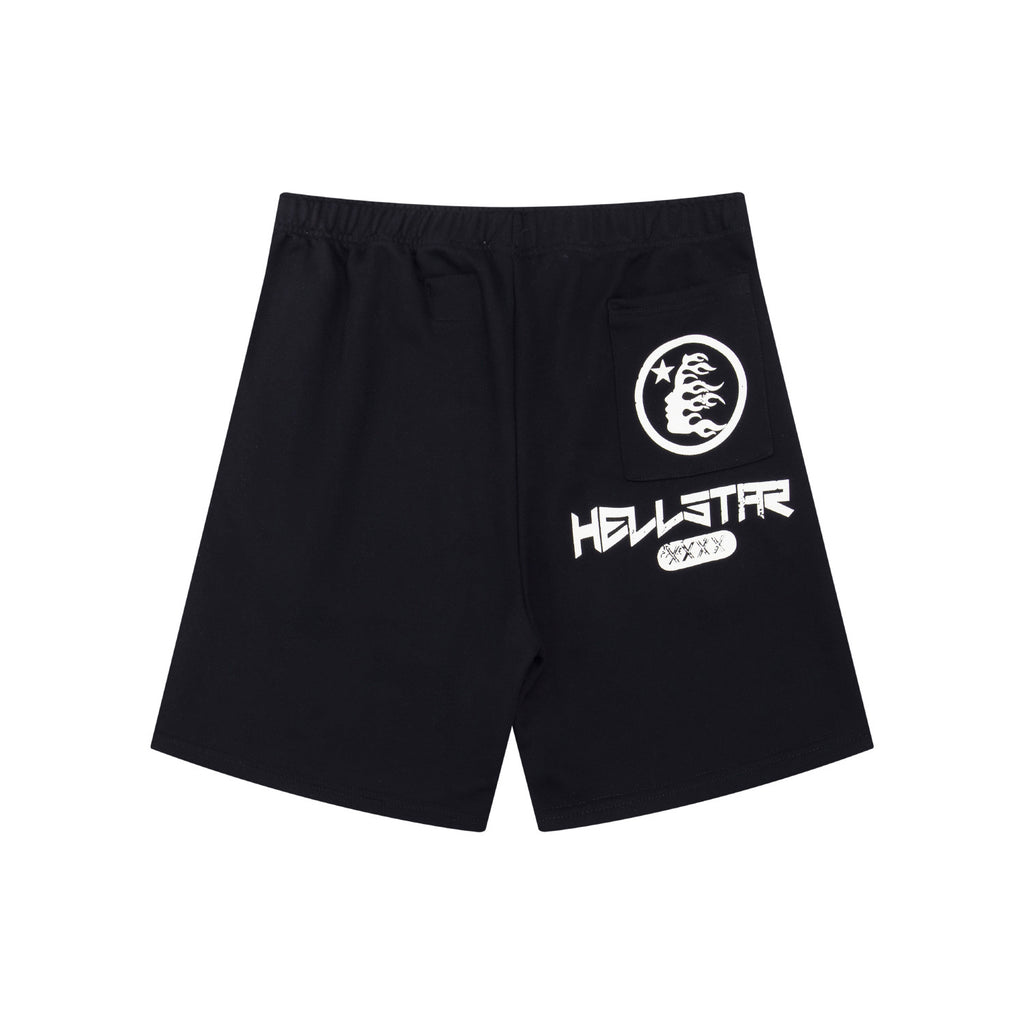 Shorts Hellstar Athletics "Outline Flame" Black
