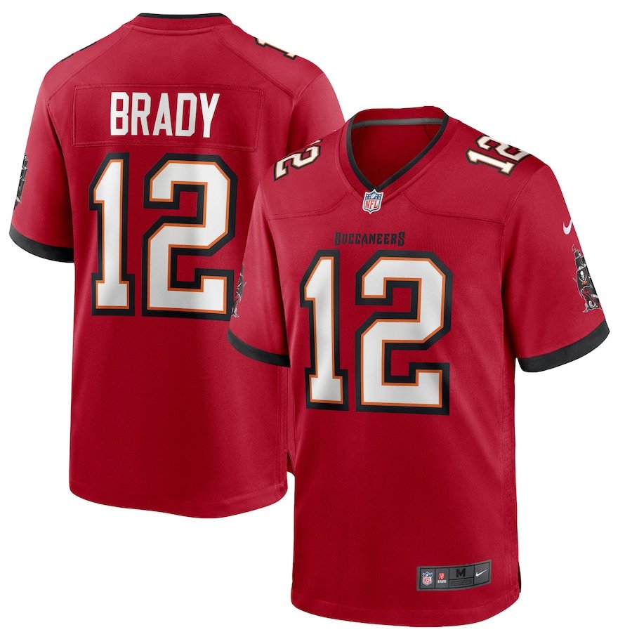 NFL Tampa Bay Buccaneers Tom Brady Nike Home Game Jersey (Red Edition)