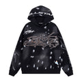Hoodie Hellstar "Airbrush Star & Flames" Hoodie (Black Edition)