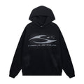 Hoodie Hellstar "Crest Logo"  (Black & Silver Edition)