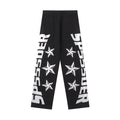 Sweatpants Sp5der Wait" Wide Leg Pants Black