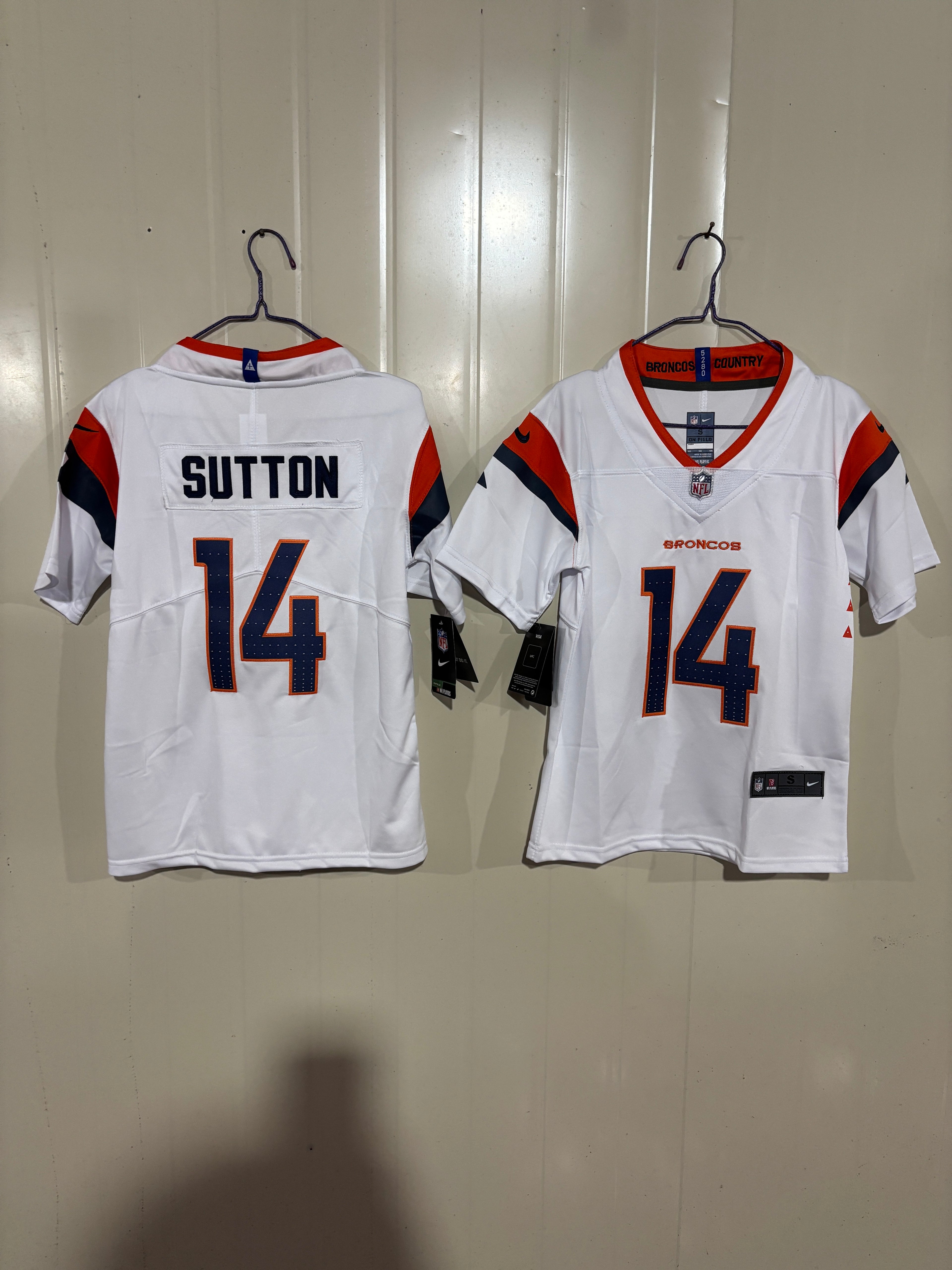 NFL Denver Broncos Courtland Sutton Nike 2024 Design Away Jersey (White Edition)