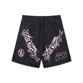 Shorts HellstarAthletics Pink "Pixel" Nylon