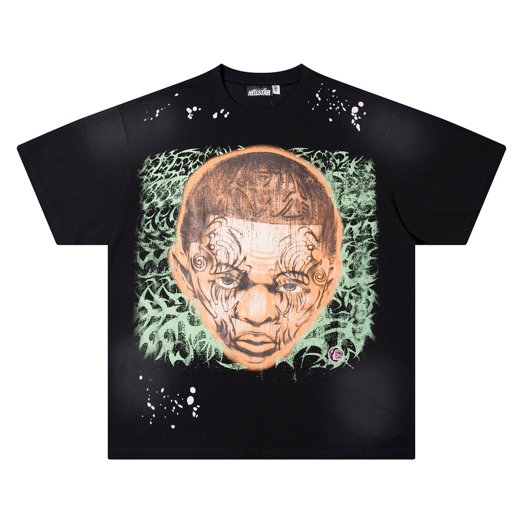 Hellstar "Tattoo Face" Graphic T-Shirt.