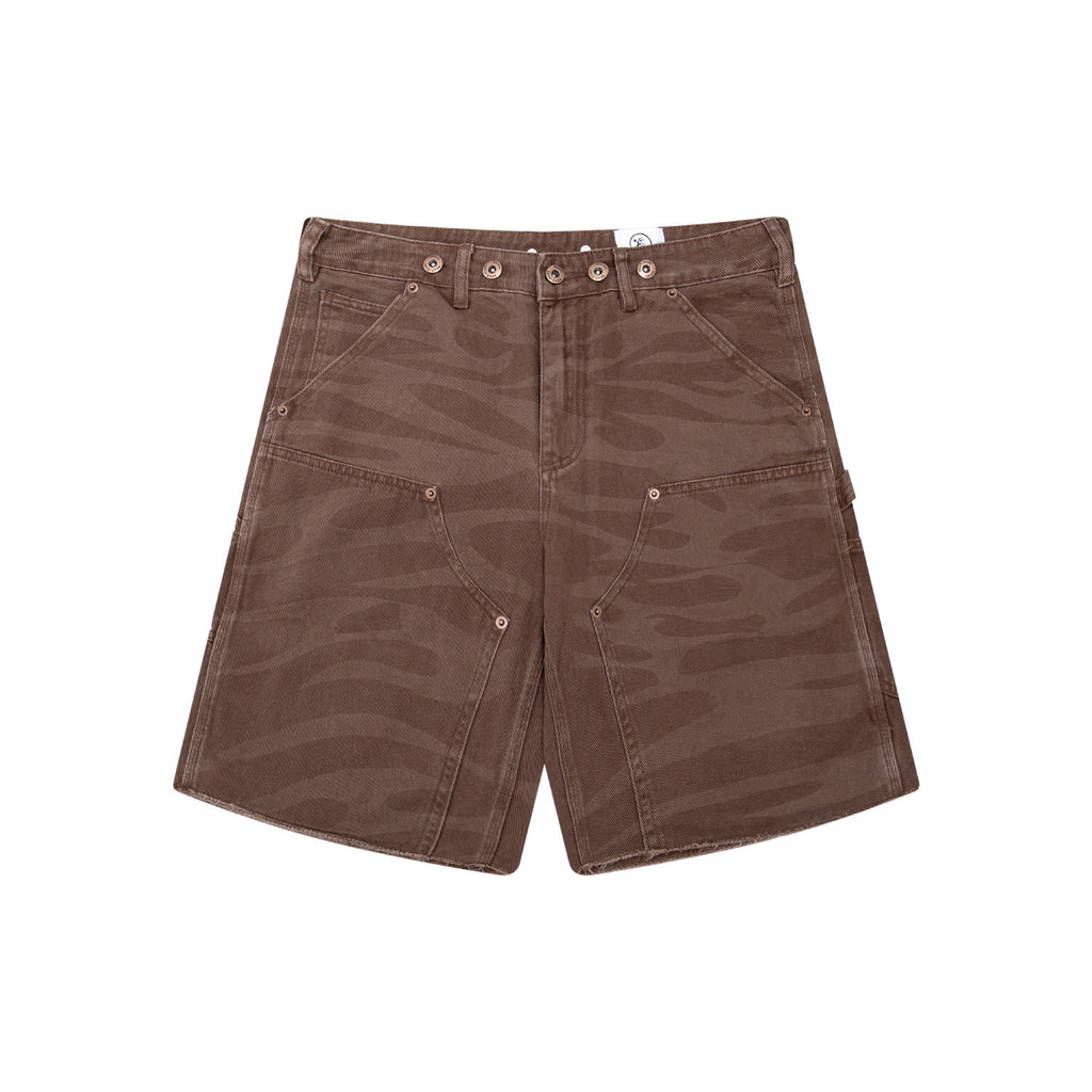 Shorts Hellstar Athletics Brown "Tiger Stripe" Carpenter