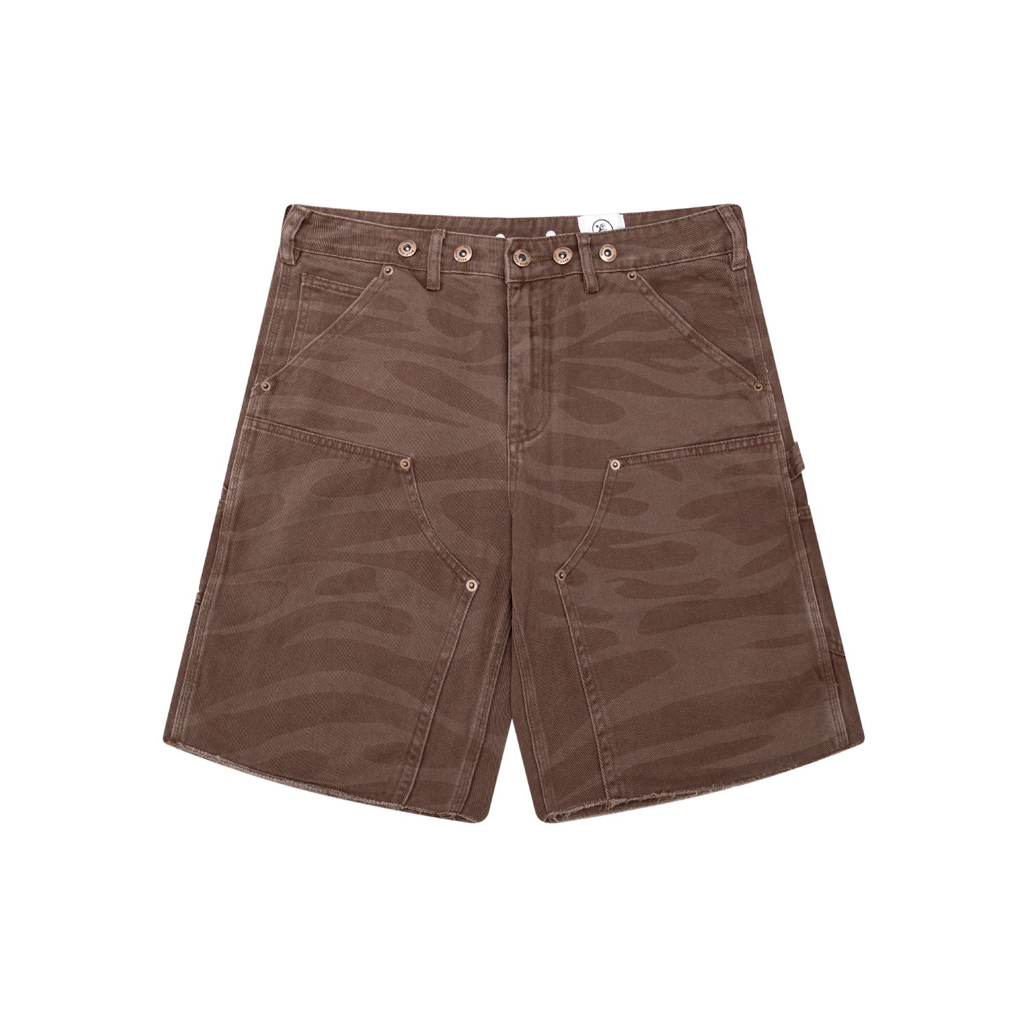 Shorts Hellstar Athletics Brown "Tiger Stripe" Carpenter