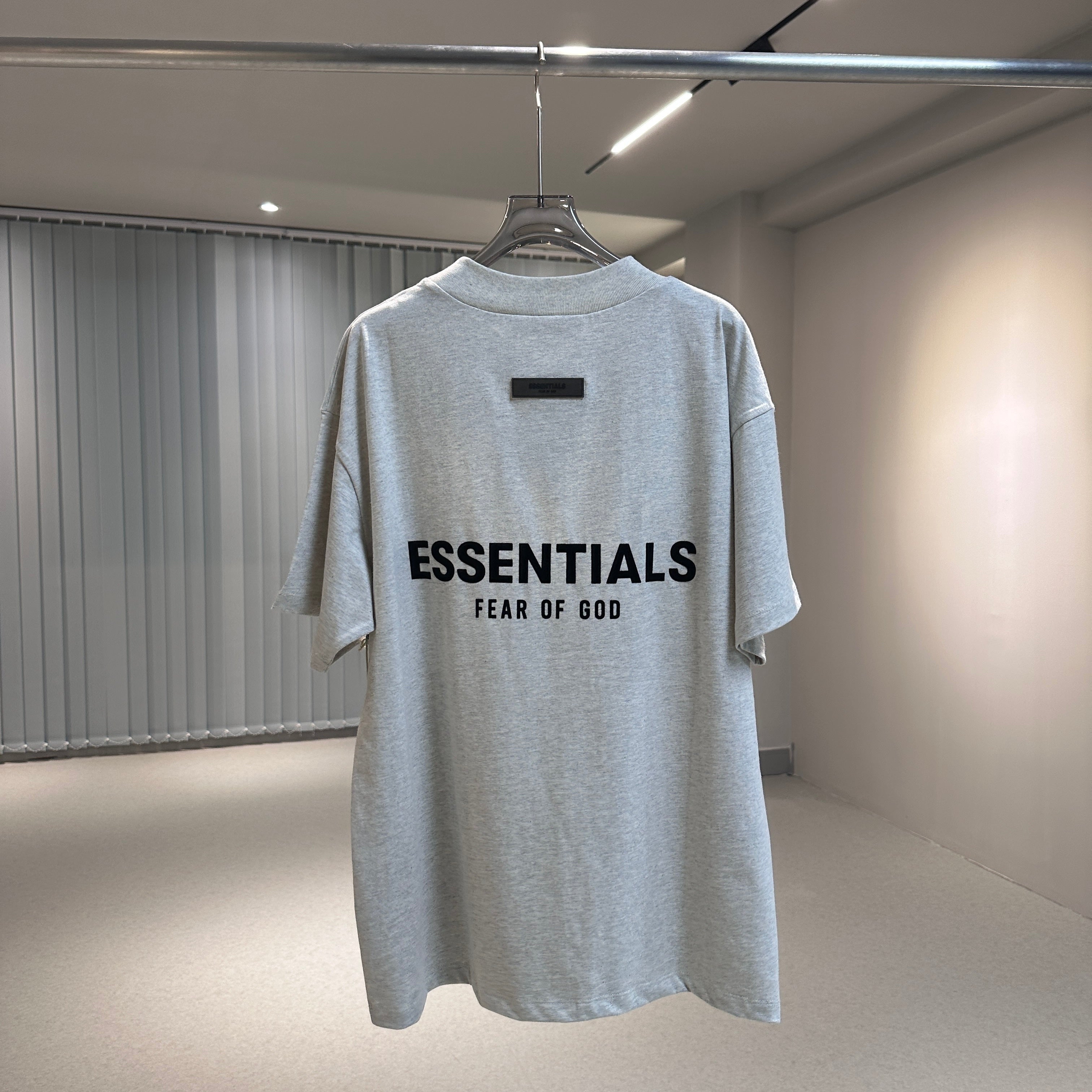 Essentials Playera Fear of God T-Shirt - "Light Heather Grey"