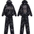 Conjunto Hellstar "Brainwashed" Tracksuit (Black & Stone Splatter Edition)