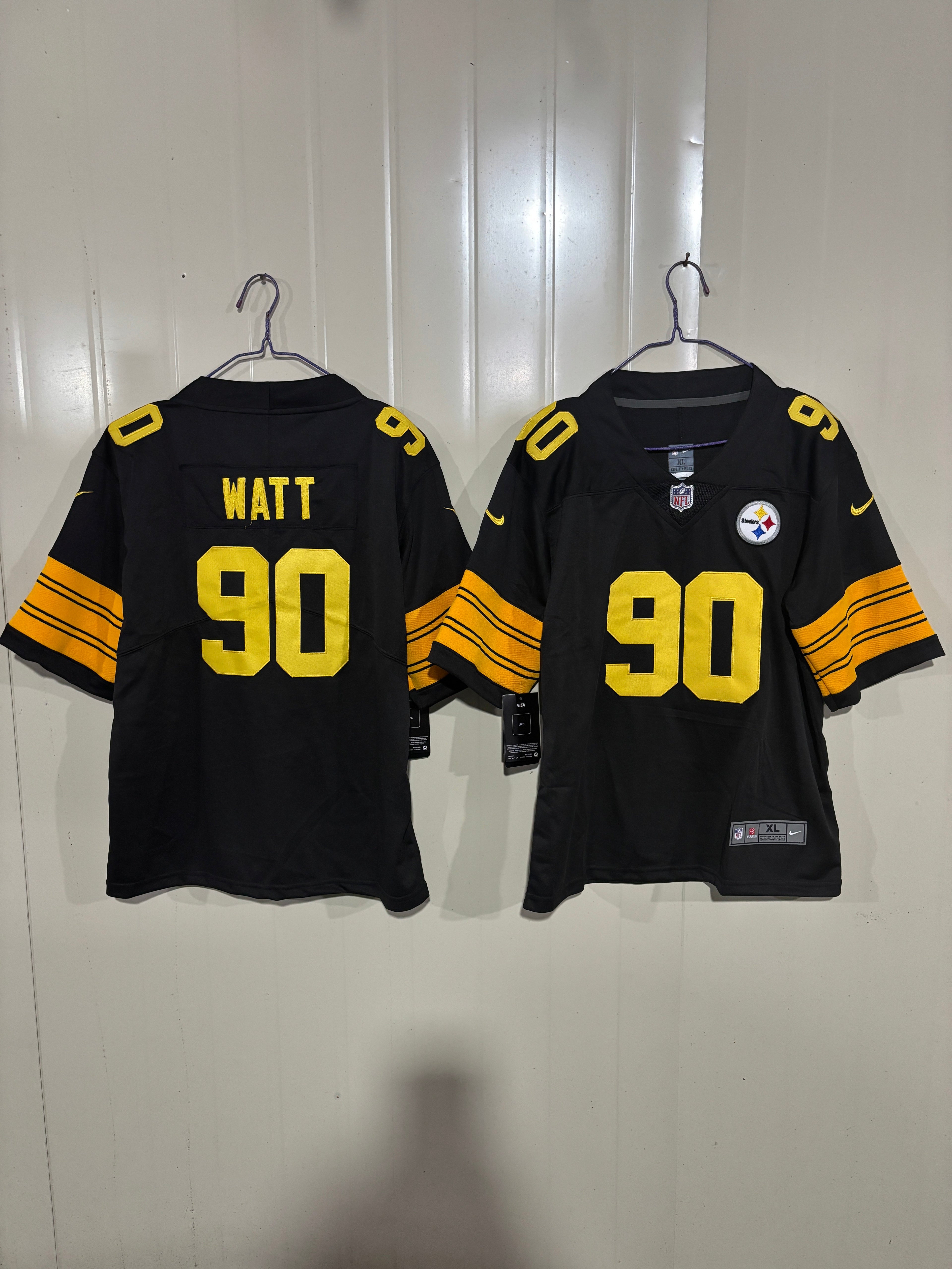 NFL Pittsburgh Steelers T.J. Watt Nike Home Game Jersey (Black Edition)
