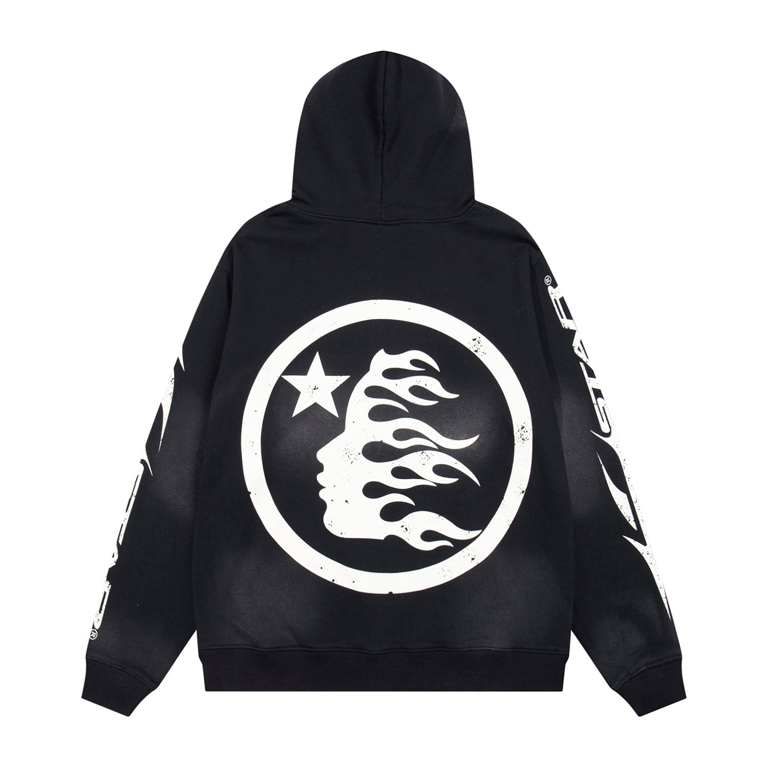 Hoodie Hellstar "Drip Logo" Zip-Up (Black Edition)