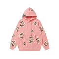 Hoodie Denim Tears Cotton Wreath (Pink / Cream Wreath)