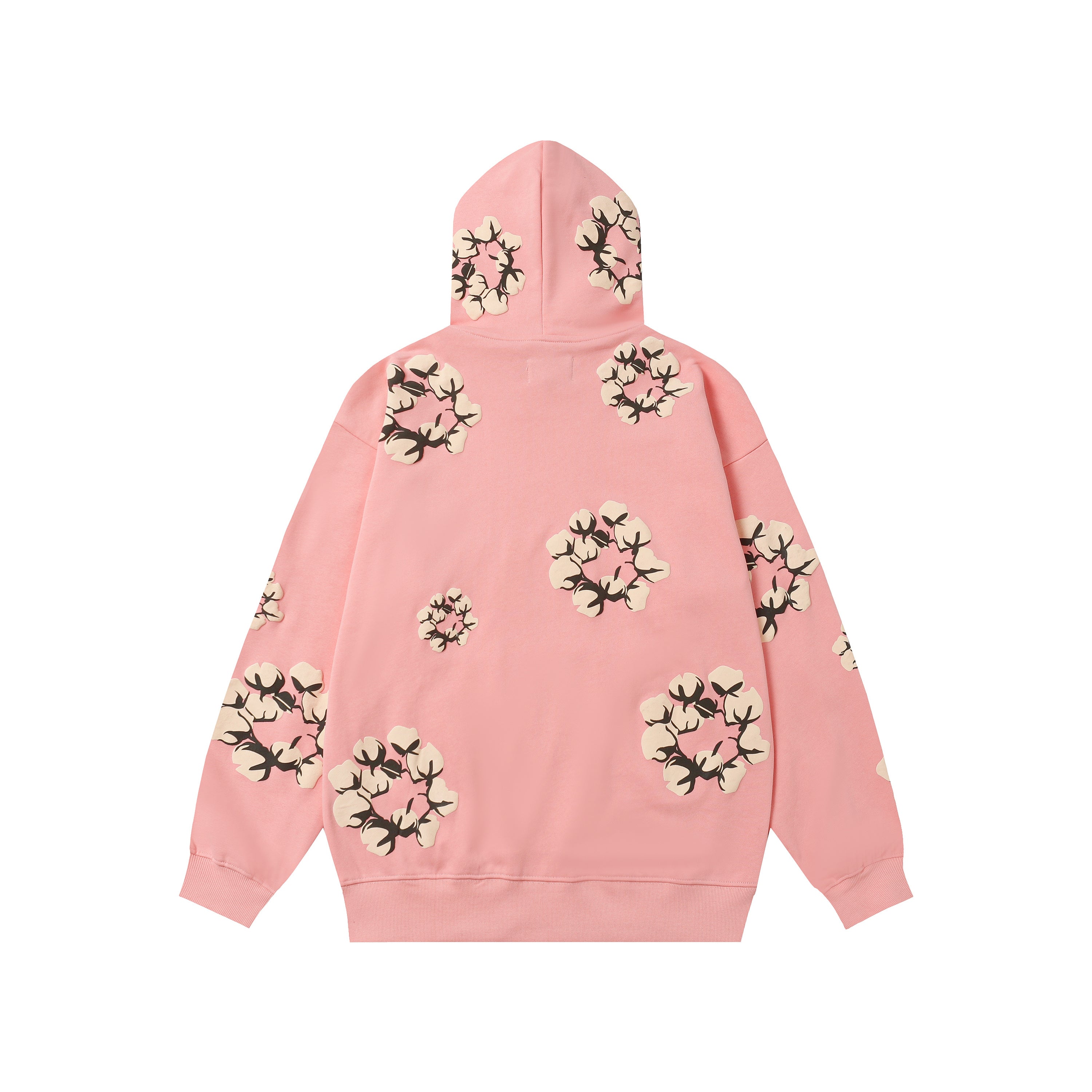 Hoodie Denim Tears Cotton Wreath (Pink / Cream Wreath)