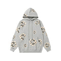 Hoodie Denim Tears Cotton Wreath (Grey Heather / Cream Wreath)