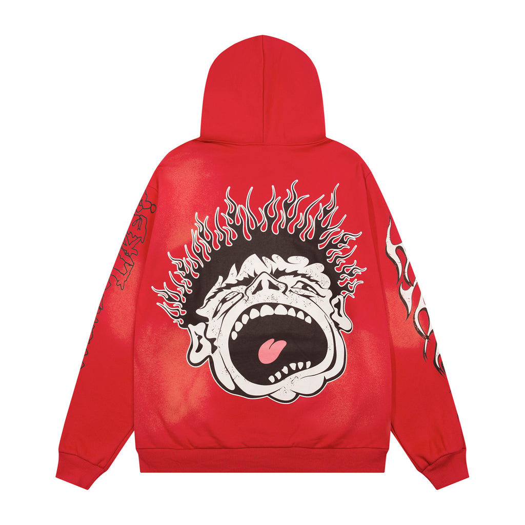 Hoodie Hellstar ""Screaming Face" Red Edition