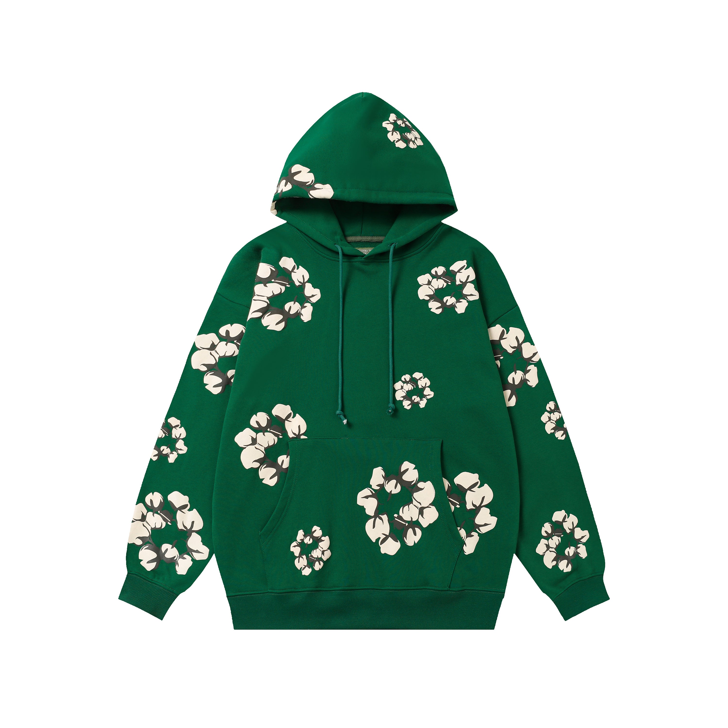 Hoodie Denim Tears Cotton Wreath (Green / Cream Wreath)