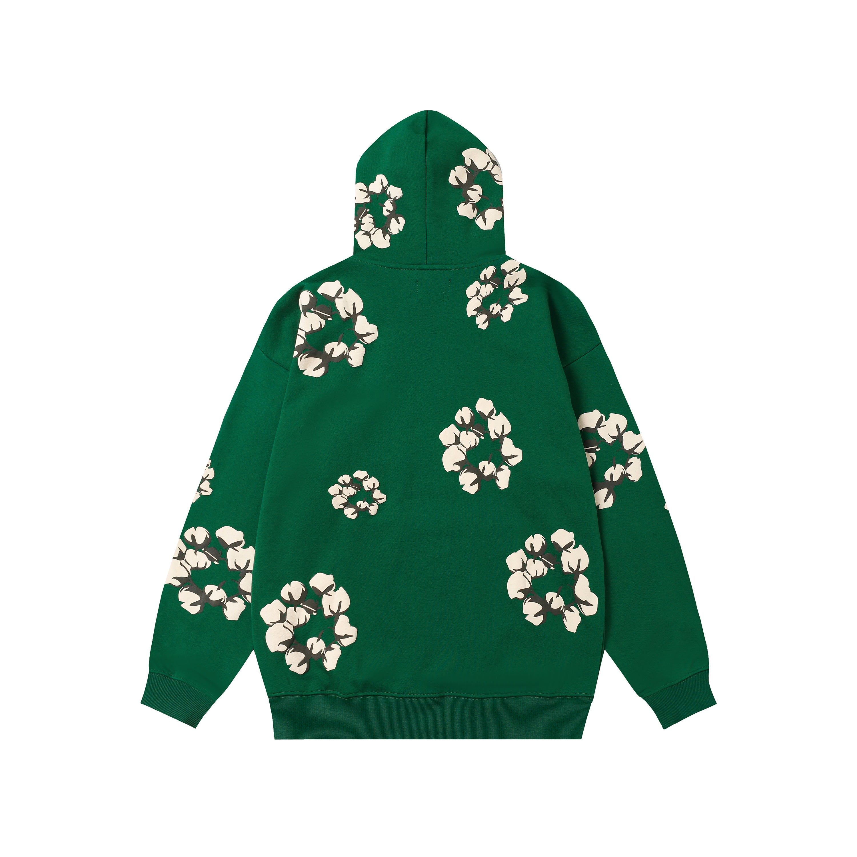 Hoodie Denim Tears Cotton Wreath (Green / Cream Wreath)