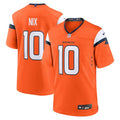 NFL Denver Broncos Bo Nix Nike 2024 Design Home Game Jersey (Sunset Orange Edition)