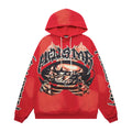 Hoodie Hellstar ""Inferno Skull" Hoodie (Red Edition)