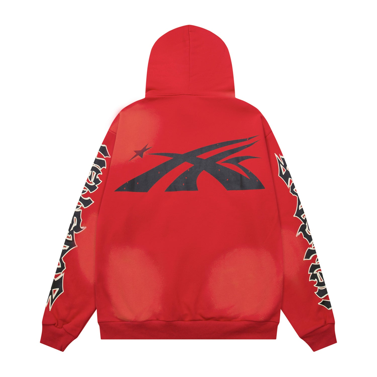 Hoodie Hellstar ""Inferno Skull" Hoodie (Red Edition)