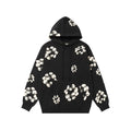 Hoodie Denim Tears Cotton Wreath (Black / Cream Wreath)