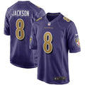 NFL Baltimore Ravens Lamar Jackson Nike Home Game Jersey (Purple Edition)