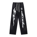 Sweatpants Hellstar Athletics "Vertical Logo & Flame" Black