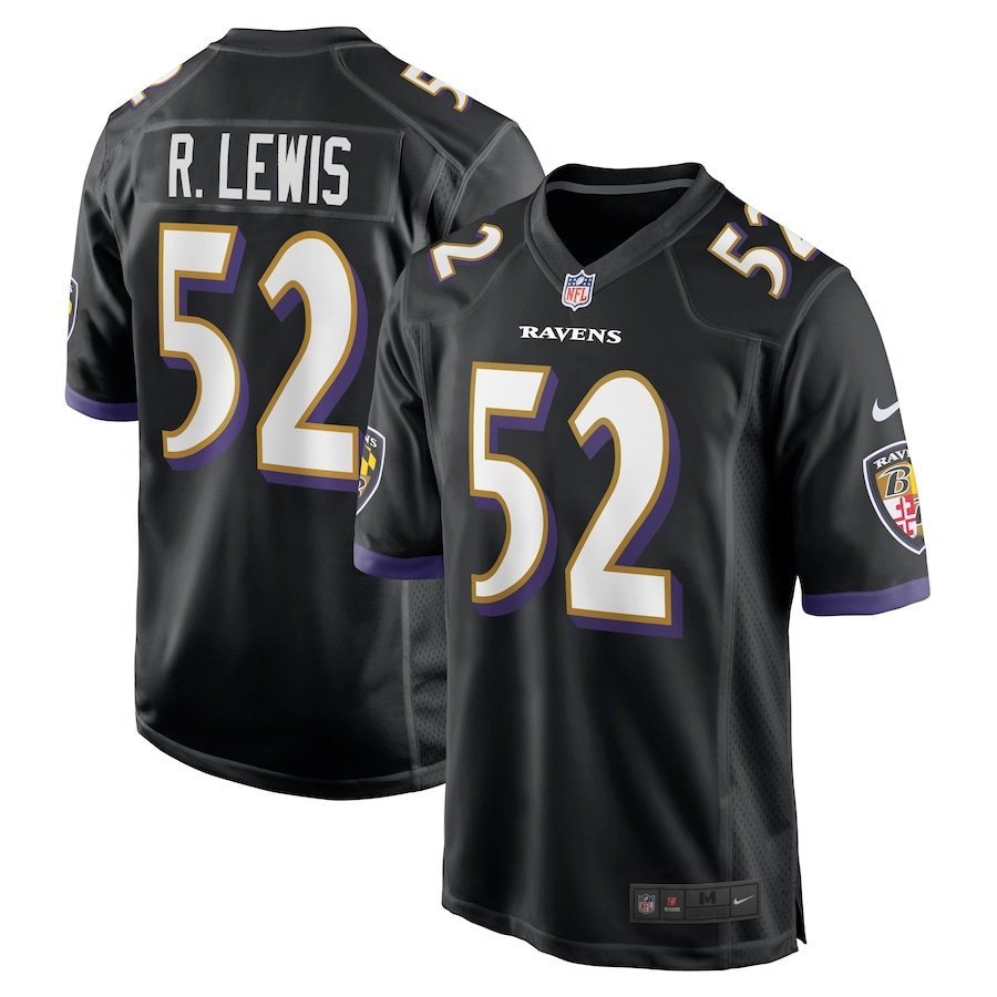 NFL Baltimore Ravens Ray Lewis Nike Retired Player Jersey (Black Edition)